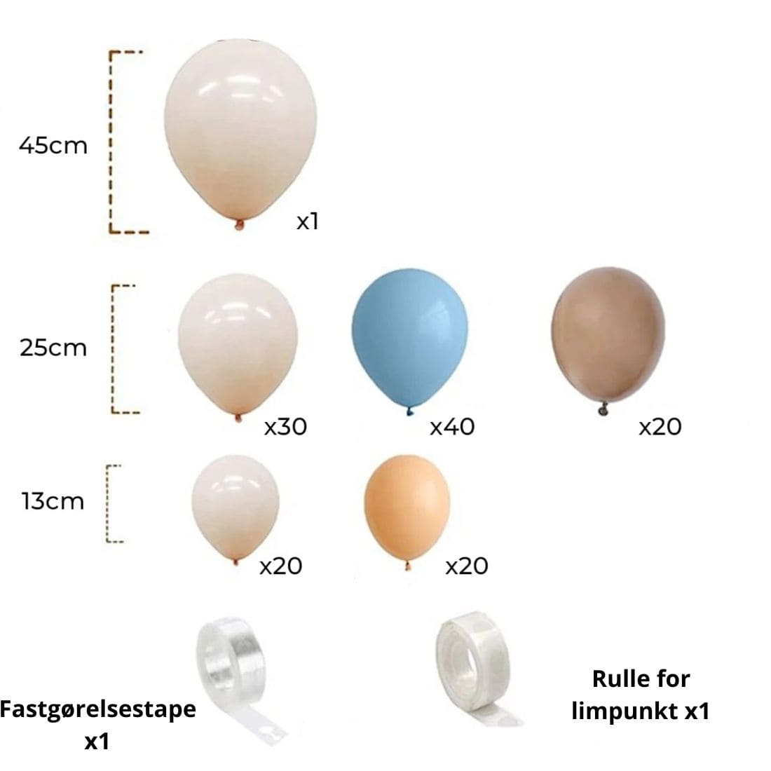 Ballonbue blå