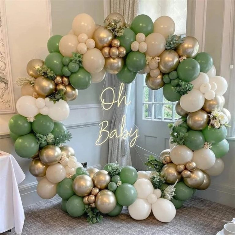 Ballonbue olivengrøn